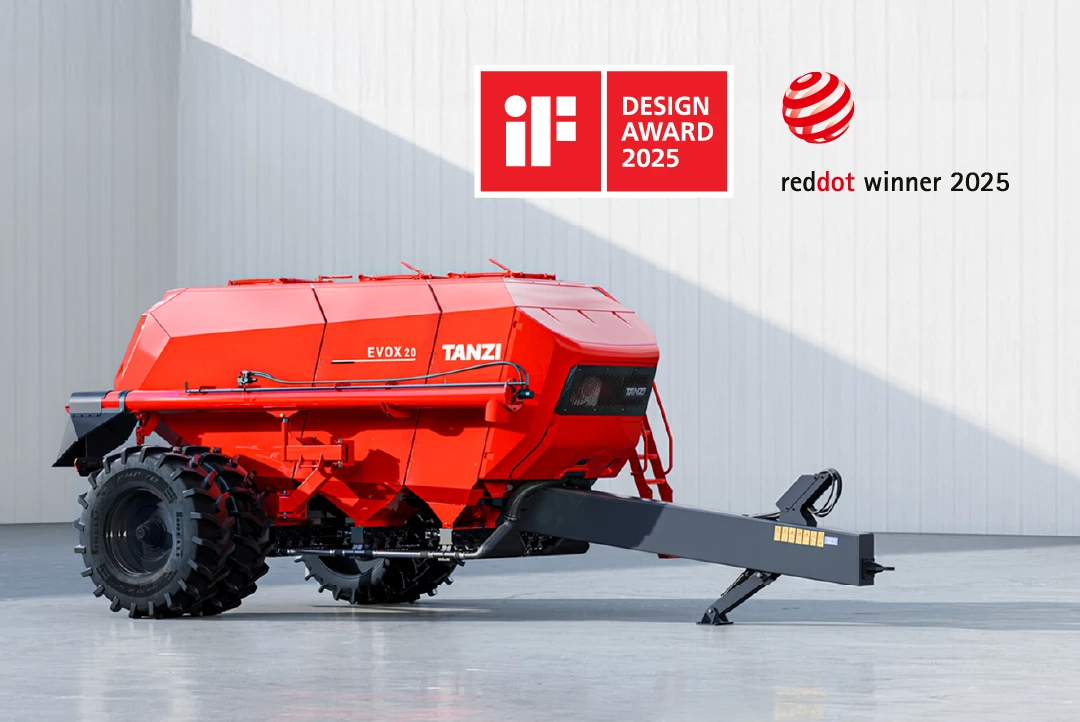 La sembradora EVOX de TANZI fue premiada por su diseño